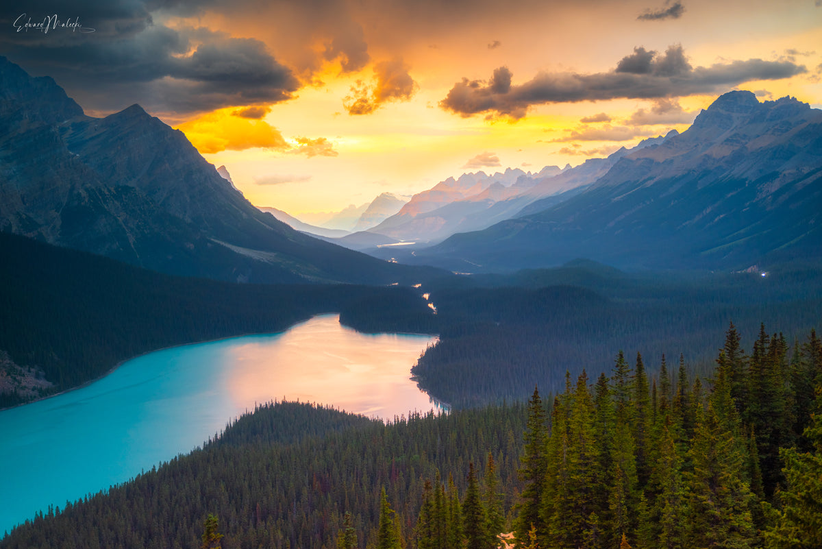 Peyto Lake Sunset